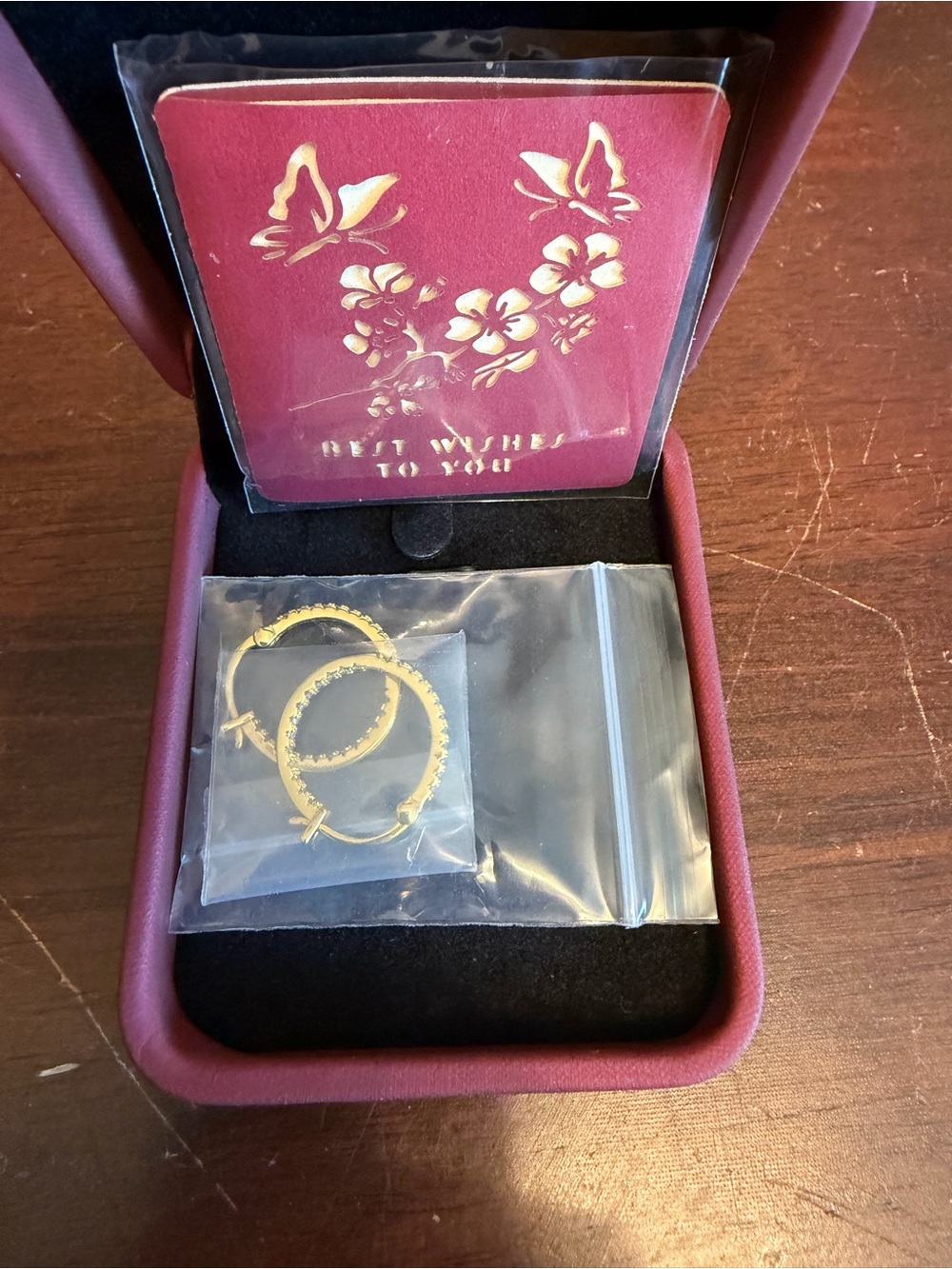 Gold Hoop Earrings - Classic Textured Hoops